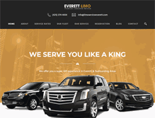 Tablet Screenshot of limoserviceeverett.com